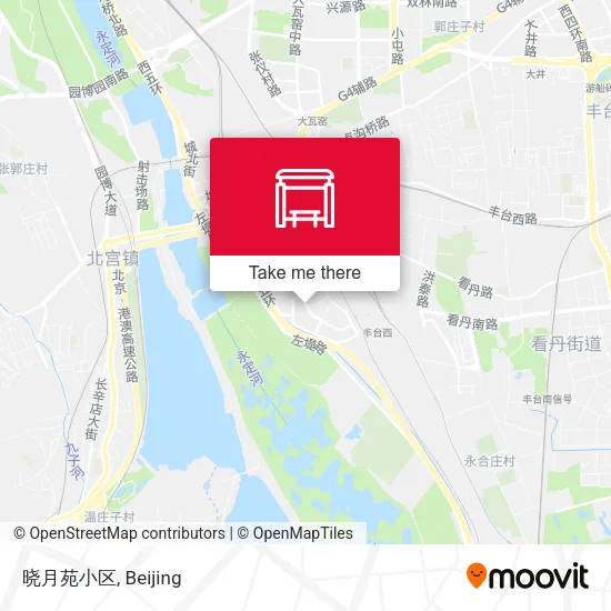 晓月苑小区 map