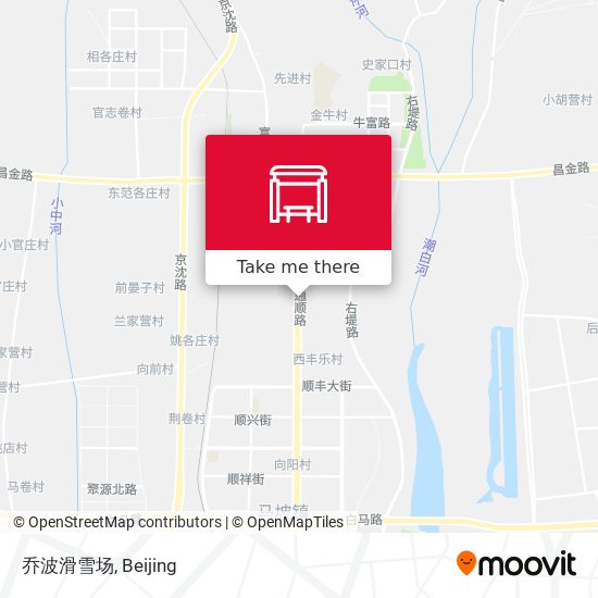 乔波滑雪场 map
