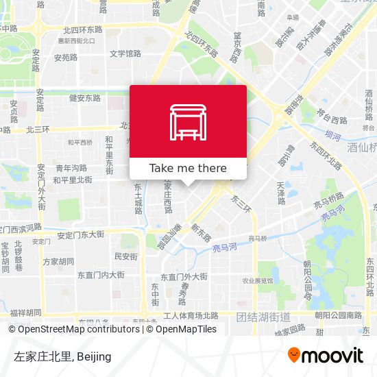 左家庄北里 map