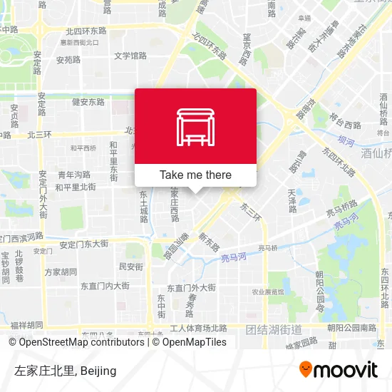 左家庄北里 map