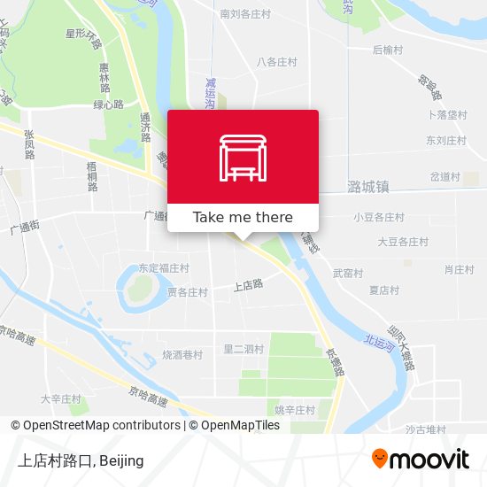 上店村路口 map