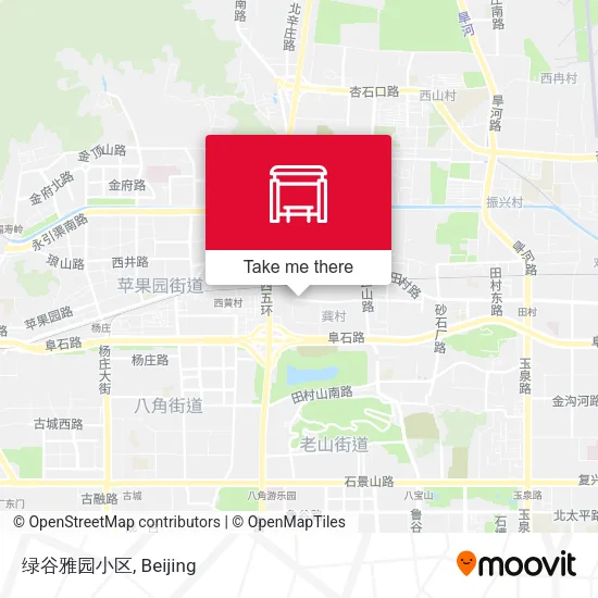 绿谷雅园小区 map