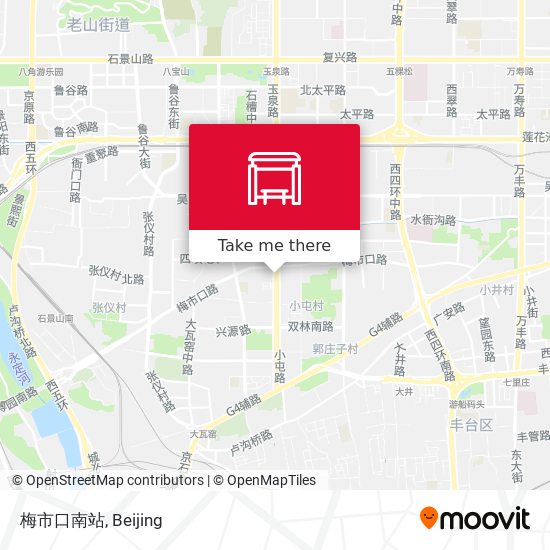 梅市口南站 map
