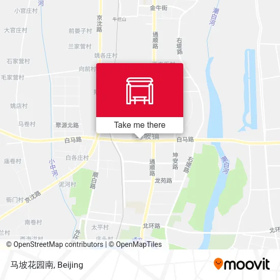 马坡花园南 map