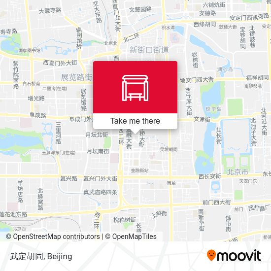 武定胡同 map