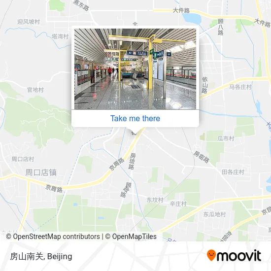 房山南关 map