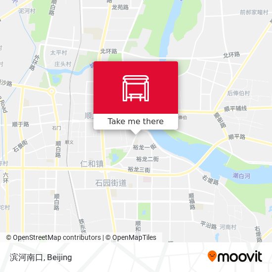 滨河南口 map