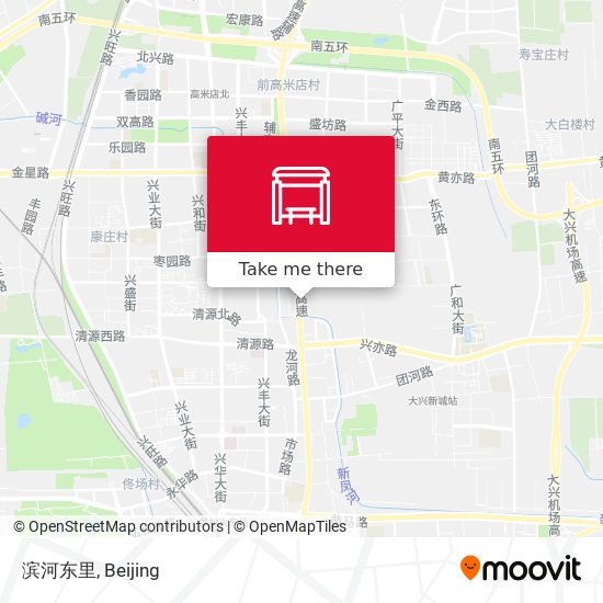 滨河东里 map
