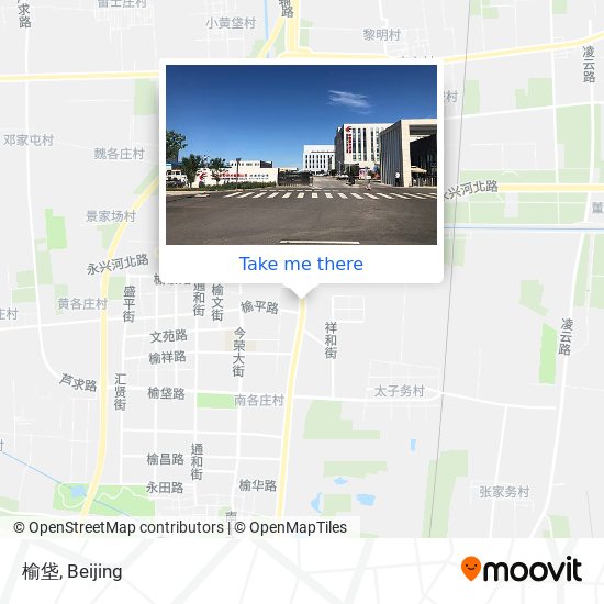 榆垡 map