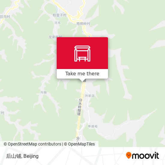 后山铺 map