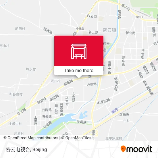 密云电视台 map