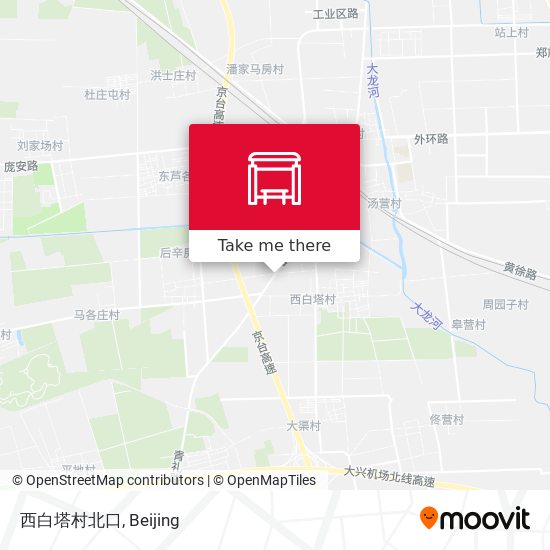 西白塔村北口 map