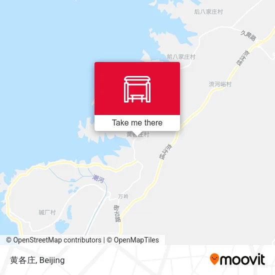 黄各庄 map