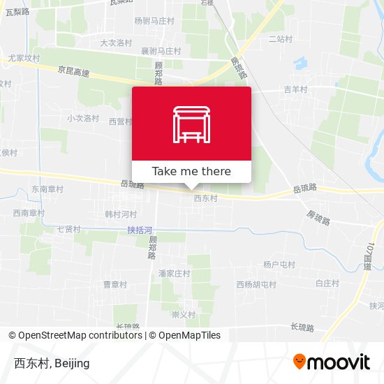 西东村 map