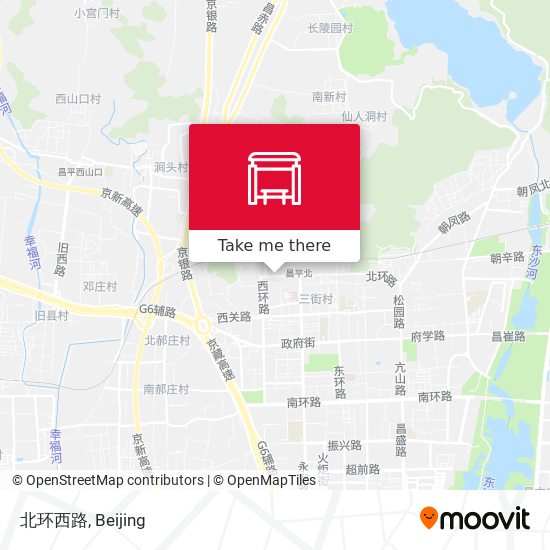 北环西路 map