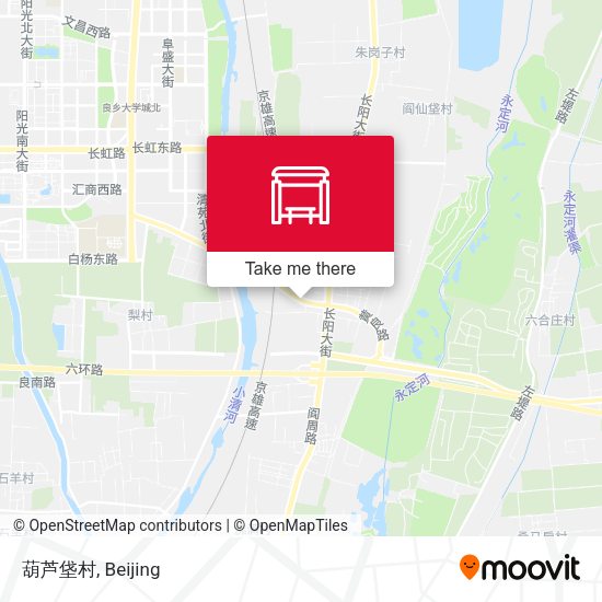 葫芦垡村 map