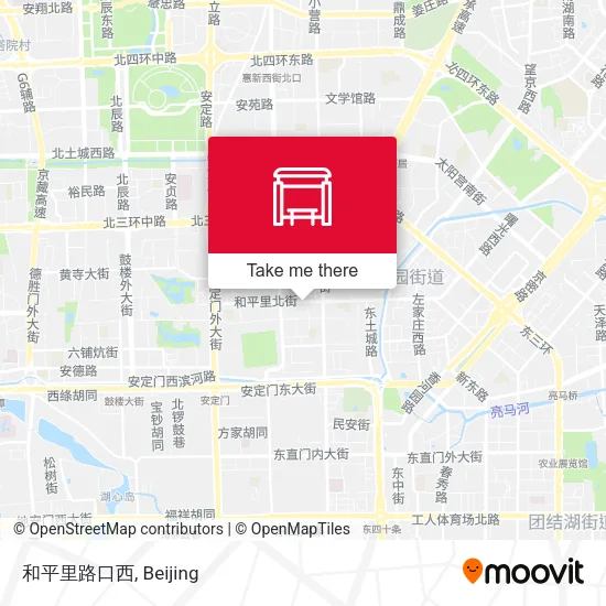和平里路口西 map