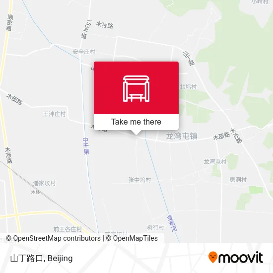 山丁路口 map