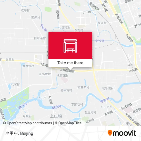 皂甲屯 map