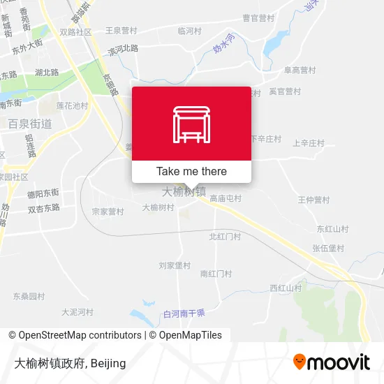 大榆树镇政府 map