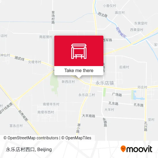 永乐店村西口 map