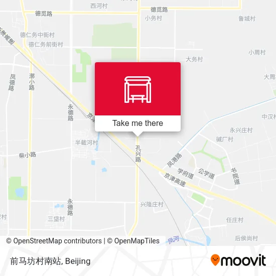 前马坊村南站 map