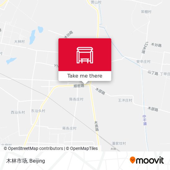 木林市场 map