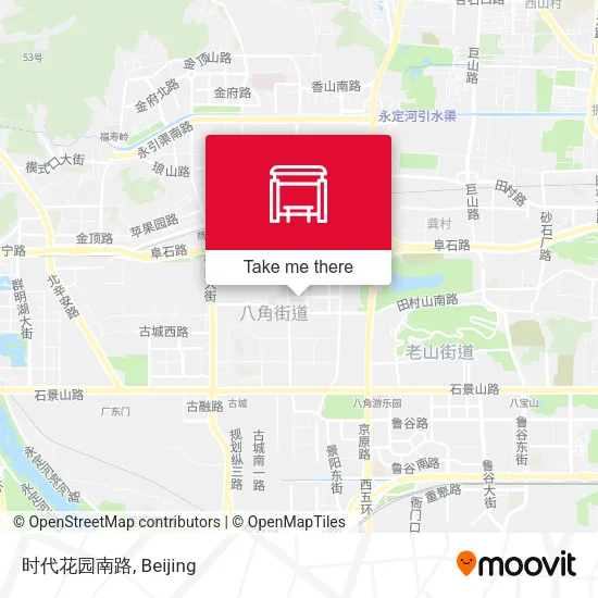 时代花园南路 map