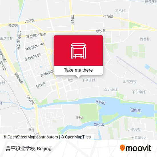 昌平职业学校 map