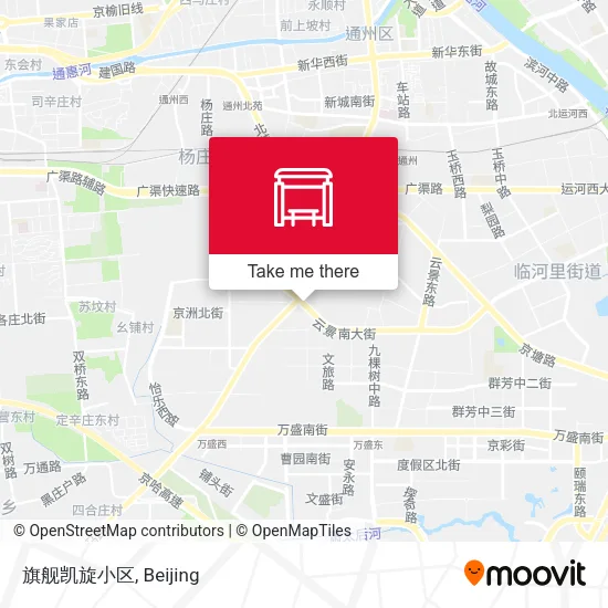 旗舰凯旋小区 map