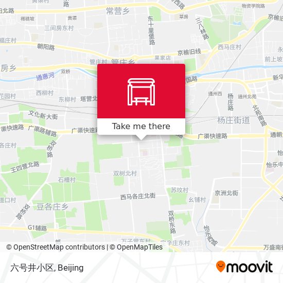 六号井小区 map