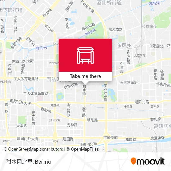 甜水园北里 map