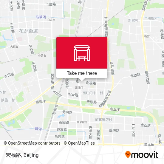 宏福路 map