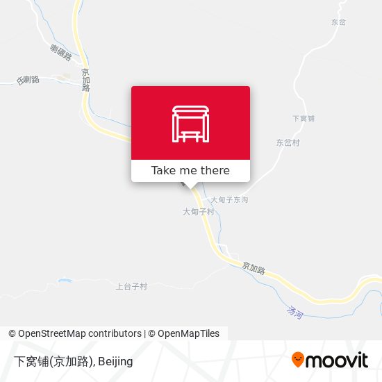下窝铺(京加路) map