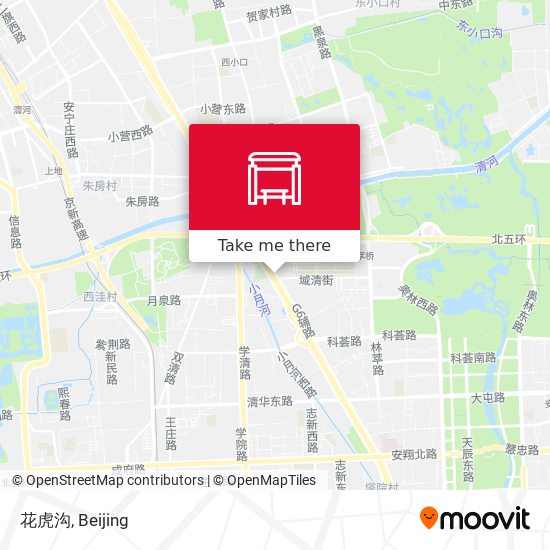 花虎沟 map