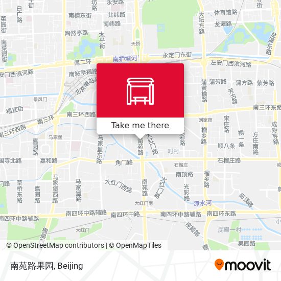 南苑路果园 map