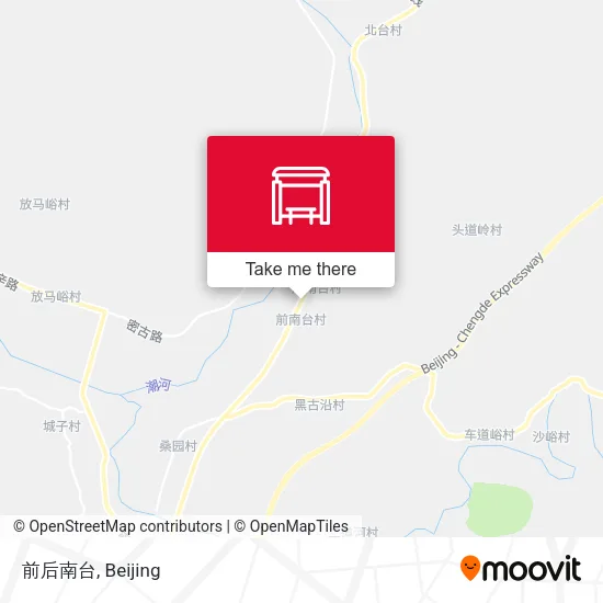 前后南台 map
