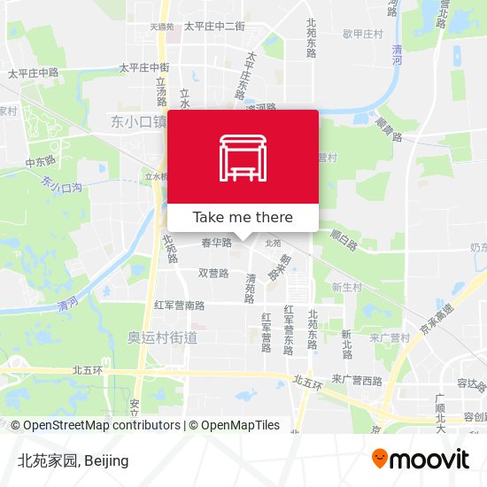 北苑家园 map