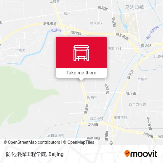 防化指挥工程学院 map