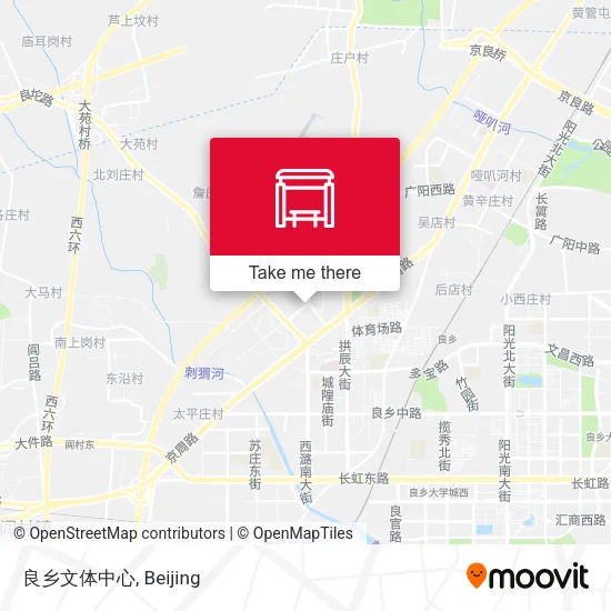 良乡文体中心 map