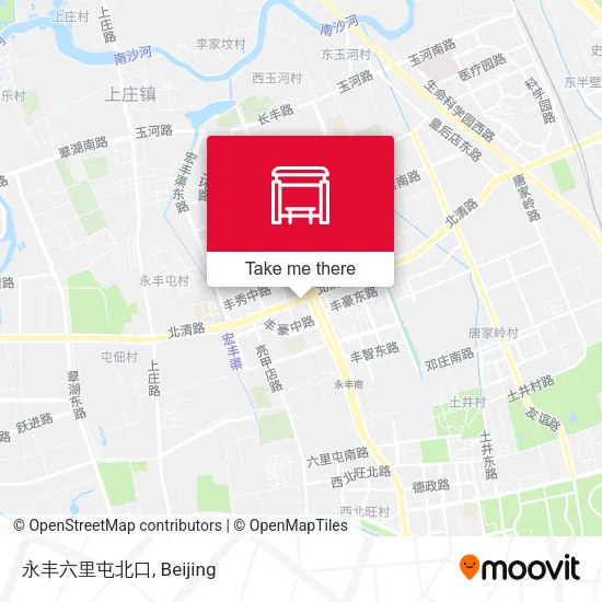 永丰六里屯北口 map