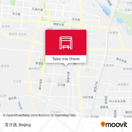 育才路 map