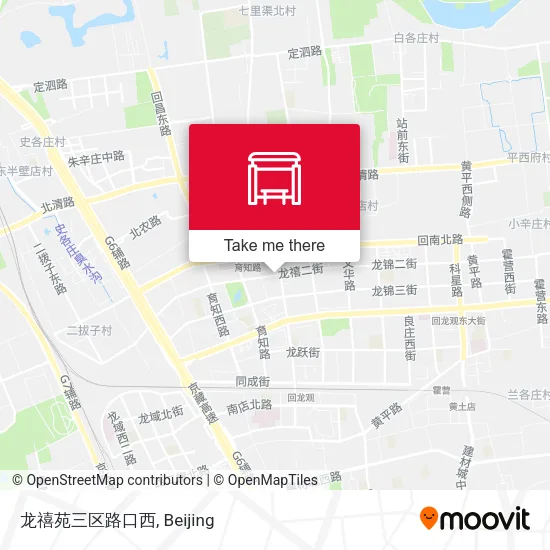 龙禧苑三区路口西 map