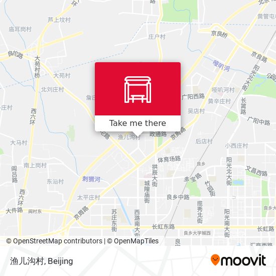 渔儿沟村 map