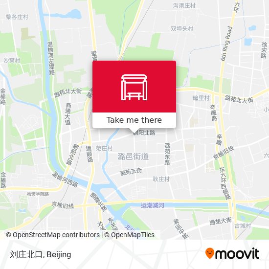 刘庄北口 map