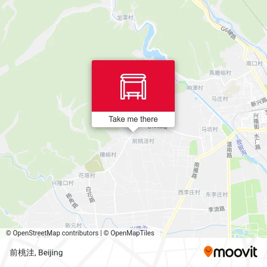 前桃洼 map