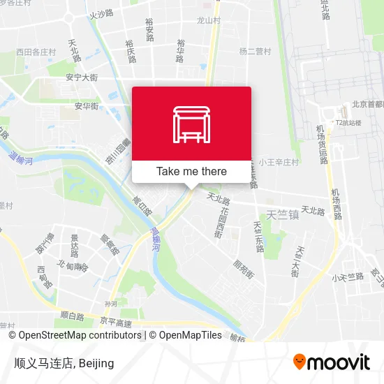 顺义马连店 map