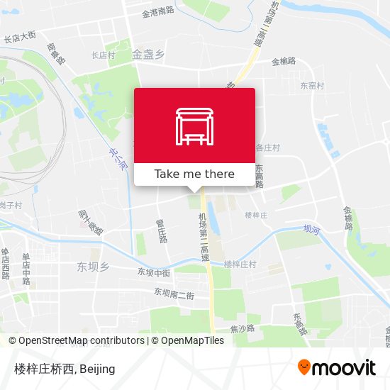楼梓庄桥西 map
