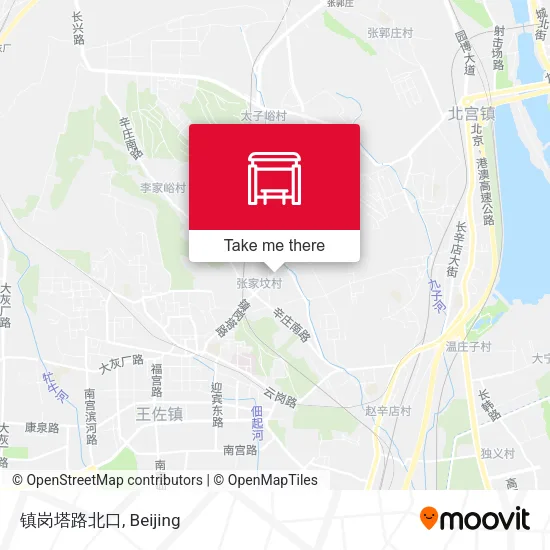 镇岗塔路北口 map