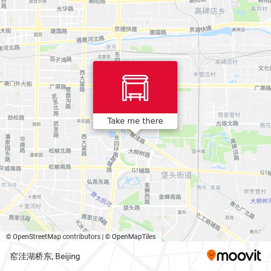 窑洼湖桥东 map